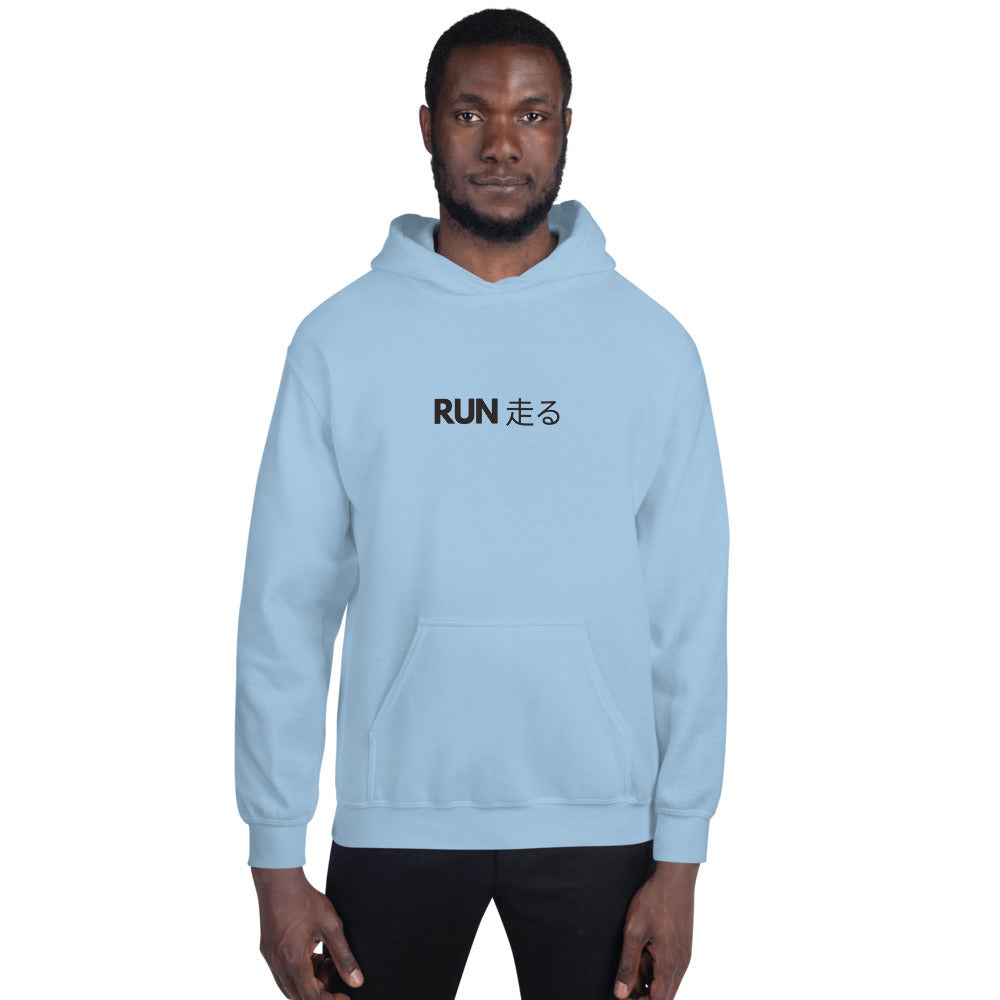 Run JPN Unisex Hoodie BLK - Tempo262