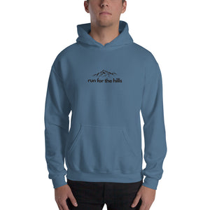 Run for the Hills Unisex Hoodie BLK - Tempo262