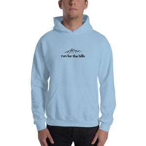 Run for the Hills Unisex Hoodie BLK - Tempo262