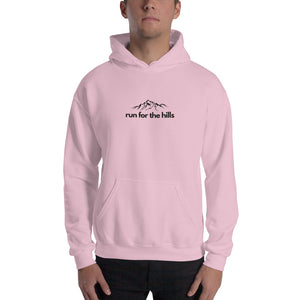 Run for the Hills Unisex Hoodie BLK - Tempo262