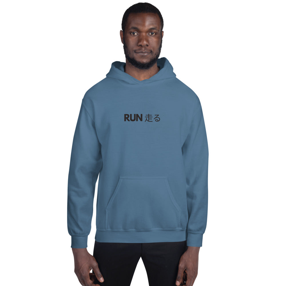 Run JPN Unisex Hoodie BLK - Tempo262