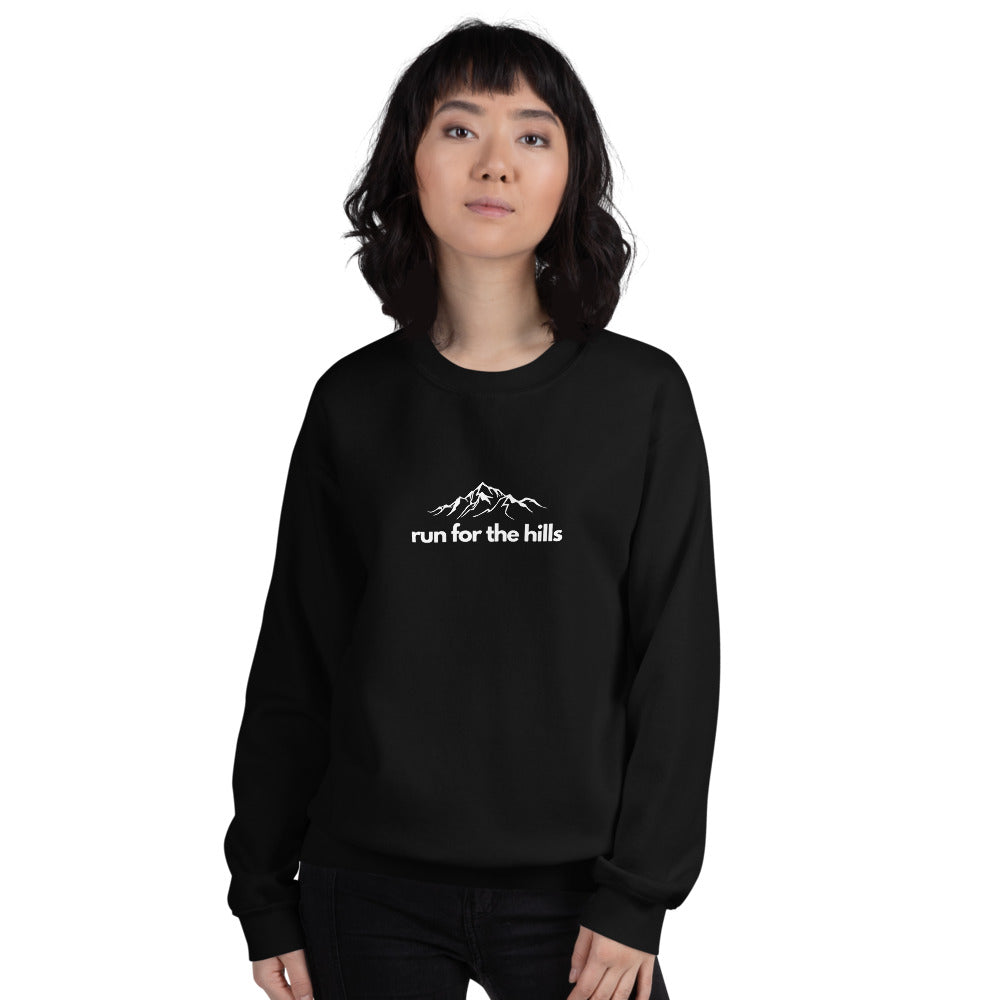 Run for the Hills Unisex Sweat - Tempo262