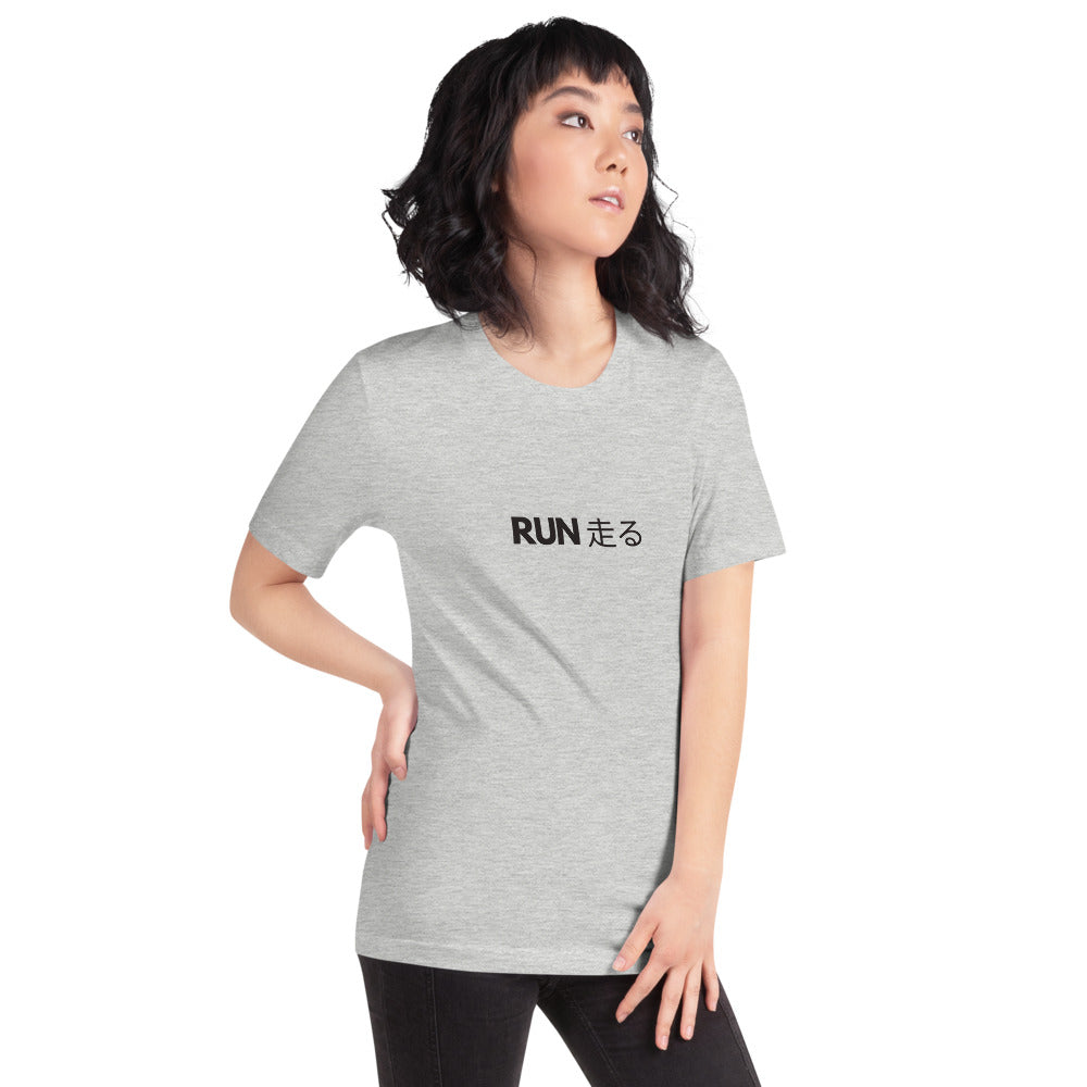 Run JPN Unisex Tee BLK - Tempo262