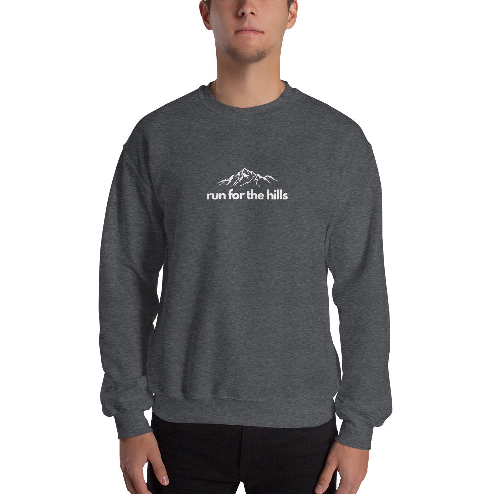 Run for the Hills Unisex Sweat - Tempo262